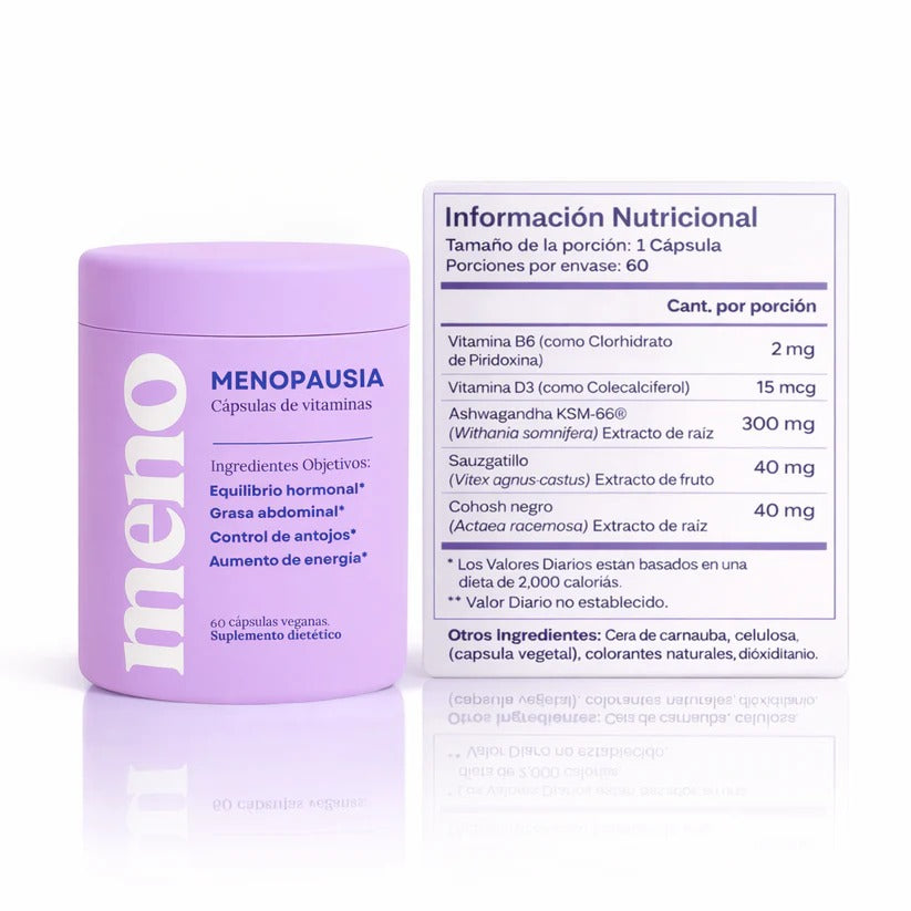 MENO® l Cápsulas Adelgazantes Menopausia